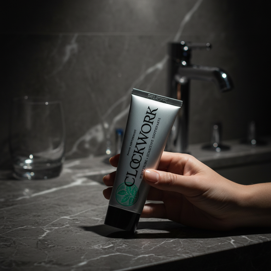 Clockwork Natural Peppermint Toothpaste with HydroXy™