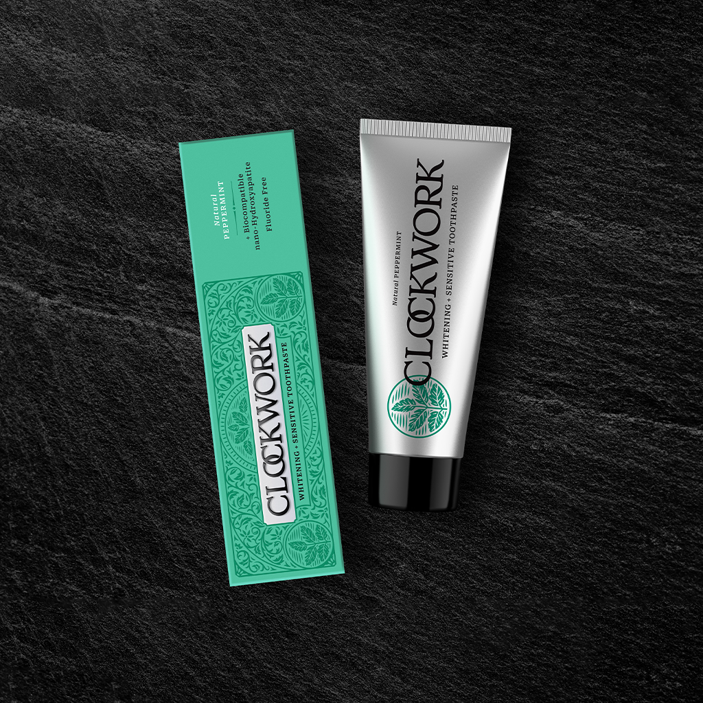 Clockwork Natural Peppermint Toothpaste with HydroXy™