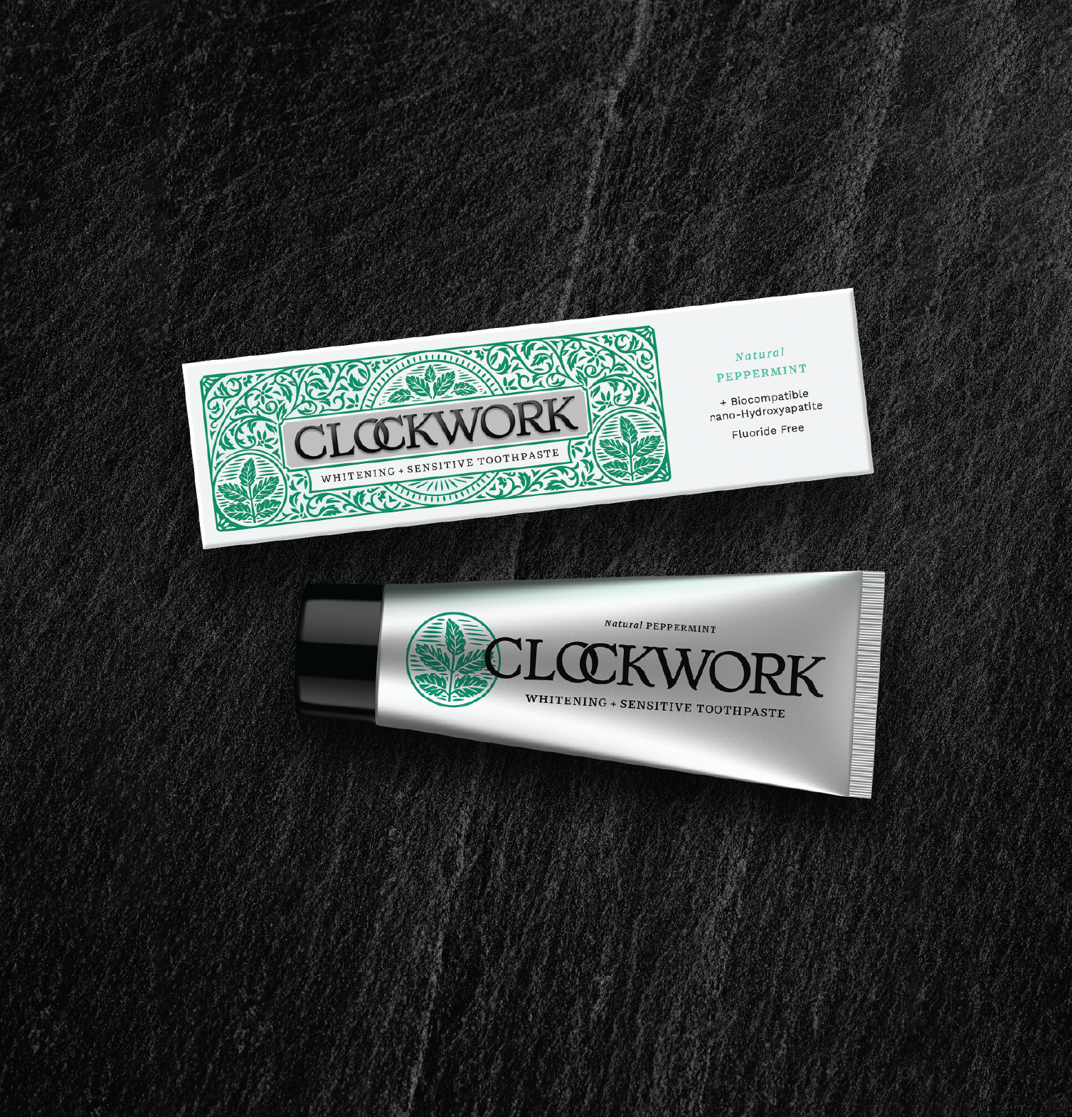 Clockwork Natural Peppermint Toothpaste with nano-Hydroxyapatite